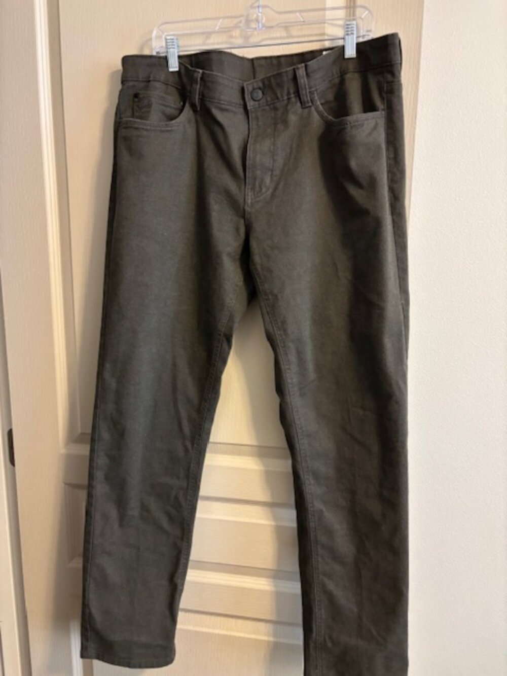 English Laundry Men's Black Jeans 36x34 Logo 5 Pocket Cotton